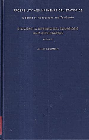 Seller image for Stochastic Differential Equations and Applications (Probability & Mathematical S for sale by Die Buchgeister