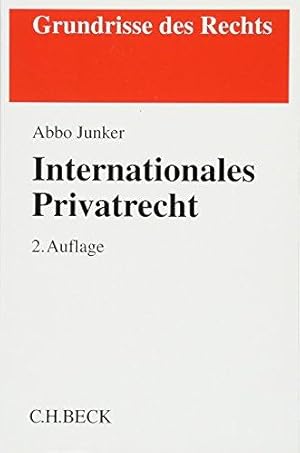 Bild des Verkufers fr Internationales Privatrecht (Grundrisse des Rechts) zum Verkauf von Die Buchgeister