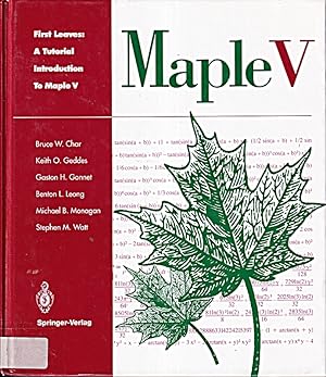 Imagen del vendedor de First Leaves: Tutorial Introduction to Maple V a la venta por Die Buchgeister