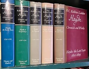 Imagen del vendedor de Haydn: Chronicle and Works. The Early Years 1732-1765; Haydn at Eszterhaza 1766-1790; Haydn in England 1791-1795; Haydn: the Years of 'The Creation' 1796-1800; Haydn: the Late Years 1801-1809 [Five Volumes] a la venta por Foster Books - Stephen Foster - ABA, ILAB, & PBFA