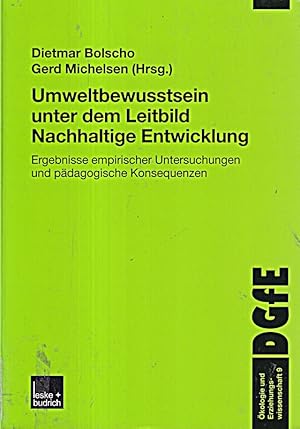 Seller image for Umweltbewusstsein unter dem Leitbild Nachhaltige Entwicklung: Ergebnisse Empiris for sale by Die Buchgeister