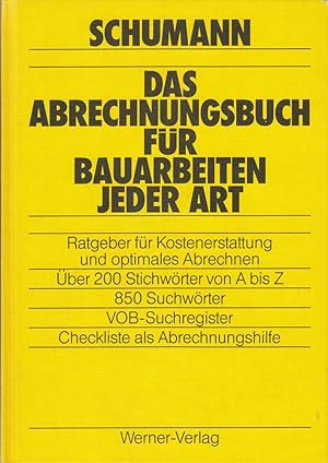 Bild des Verkufers fr Das Abrechnungsbuch fr Bauarbeiten jeder Art zum Verkauf von Die Buchgeister