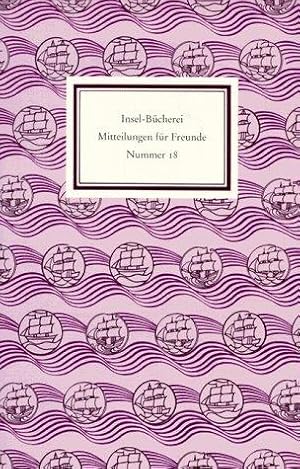 Bild des Verkufers fr Insel Bcherei, Mitteilungen fr Freunde, Nr. 18 zum Verkauf von Die Buchgeister