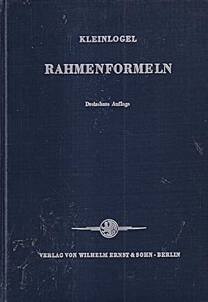 Imagen del vendedor de Rahmenformeln a la venta por Die Buchgeister