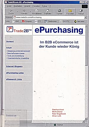 Seller image for ePurchasing. Im B2B eCommerce ist der Kunde wieder Knig. for sale by Die Buchgeister