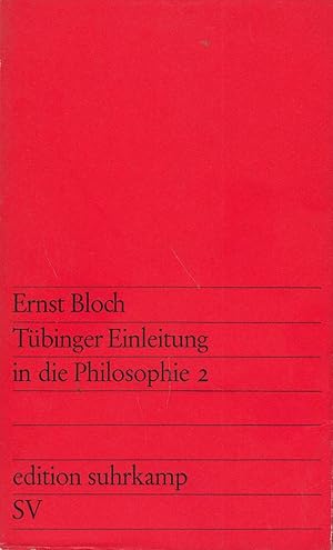 Bild des Verkufers fr Tbinger Einleitung in die Philosophie 2 zum Verkauf von Die Buchgeister