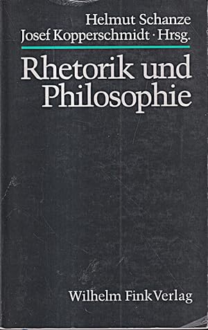 Image du vendeur pour Rhetorik und Philosophie mis en vente par Die Buchgeister