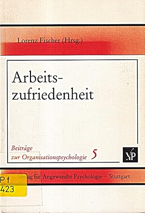 Seller image for Arbeitszufriedenheit for sale by Die Buchgeister