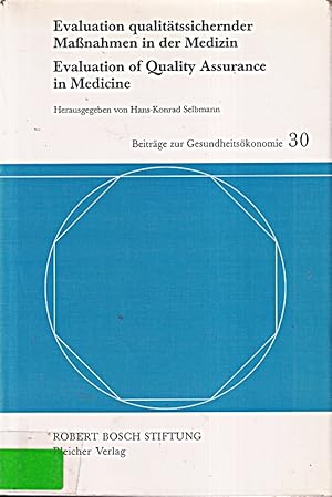 Image du vendeur pour Evaluation qualittssichernder Massnahmen /Evaluation of Quality Assurance mis en vente par Die Buchgeister