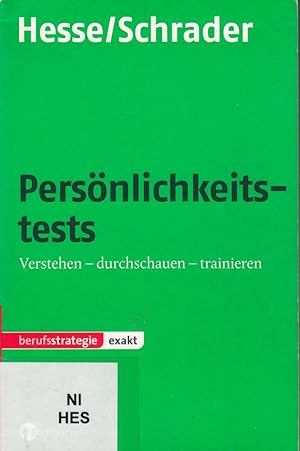 Bild des Verkufers fr Persnlichkeitstests: Verstehen - durchschauen - trainieren zum Verkauf von Die Buchgeister