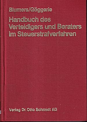 Immagine del venditore per Handbuch des Verteidigers und Beraters im Steuerstrafverfahren venduto da Die Buchgeister