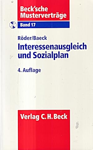 Seller image for Interessenausgleich und Sozialplan [Taschenbuch] [2009] for sale by Die Buchgeister