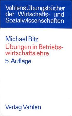 Bild des Verkufers fr bungen in Betriebswirtschaftslehre zum Verkauf von Die Buchgeister