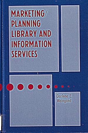 Image du vendeur pour Marketing/Planning Library and Information Services mis en vente par Die Buchgeister