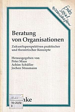 Immagine del venditore per Beratung von Organisationen venduto da Die Buchgeister