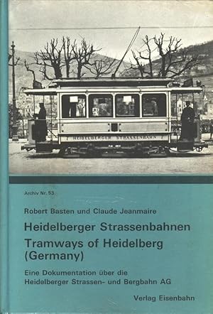 Bild des Verkufers fr Heidelberger Strassenbahnen /Tramways of Heidelberg (Germany). 100 Jahre Strasse zum Verkauf von Die Buchgeister