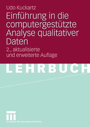 Bild des Verkufers fr Einfhrung in die computergesttzte Analyse qualitativer Daten zum Verkauf von Die Buchgeister