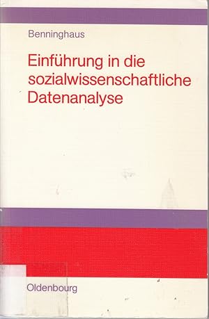 Seller image for Einfhrung in die sozialwissenschaftliche Datenanalyse for sale by Die Buchgeister