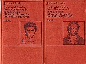 Bild des Verkufers fr Die Geschichte des Genie-Gedankens in der deutschen Literatur, Philosophie und P zum Verkauf von Die Buchgeister