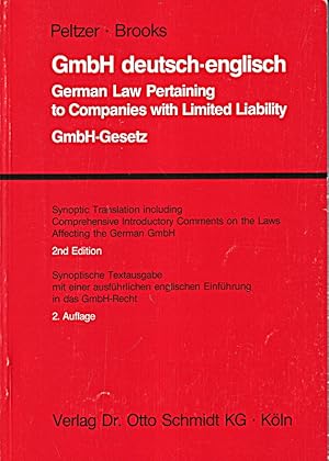 Seller image for GmbH-Gesetz /German Law Pertaining to Companies with Limited Liability for sale by Die Buchgeister