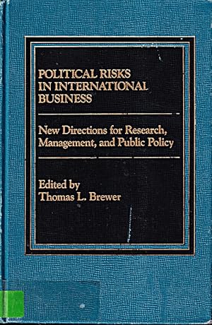 Bild des Verkufers fr Political Risks in International Business zum Verkauf von Die Buchgeister
