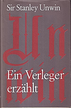 Imagen del vendedor de Ein Verleger erzhlt. a la venta por Die Buchgeister