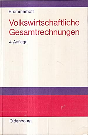 Imagen del vendedor de Volkswirtschaftliche Gesamtrechnung a la venta por Die Buchgeister