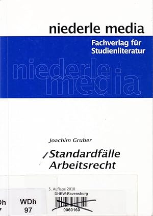 Seller image for Standardflle Arbeitsrecht - 2022 for sale by Die Buchgeister