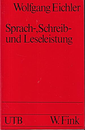 Seller image for Sprach-, Schreib- und Leseleistung. Eine Diagnostik fr den Deutschlehrer. for sale by Die Buchgeister