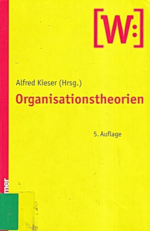 Immagine del venditore per Organisationstheorien venduto da Die Buchgeister