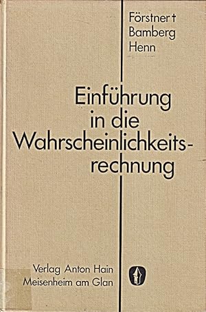 Seller image for Einfhrung in die Wahrscheinlichkeitsrechnung. for sale by Die Buchgeister