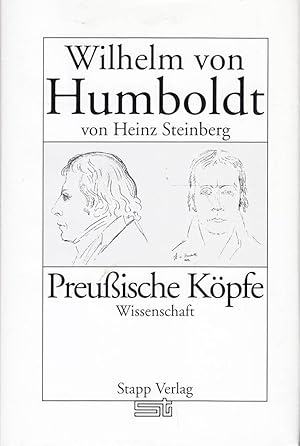 Bild des Verkufers fr Wilhelm von Humboldt. Preuische Kpfe - Wissenschaft zum Verkauf von Die Buchgeister