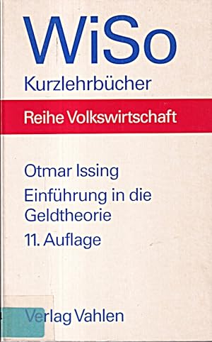 Seller image for Einfhrung in die Geldtheorie for sale by Die Buchgeister