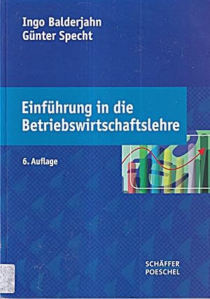 Seller image for Einfhrung in die Betriebswirtschaftslehre for sale by Die Buchgeister