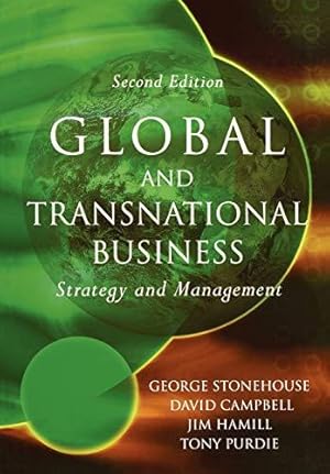 Bild des Verkufers fr Global and Transnational Business Second Edition: Strategy and Management zum Verkauf von Die Buchgeister