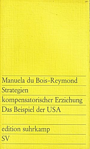 Seller image for Strategien kompensatorischer Erziehung, Das Beispiel USA for sale by Die Buchgeister