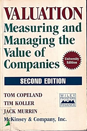 Imagen del vendedor de Valuation: Measuring and Managing the Value of Companies a la venta por Die Buchgeister