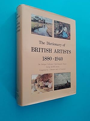 Seller image for The Dictionary of British Artists, 1880-1940 for sale by Books & Bobs