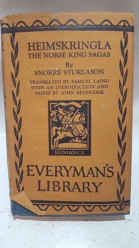 Imagen del vendedor de Heimskringla: The Norse King Sagas [Everyman's Library No. 847] a la venta por Cambridge Rare Books