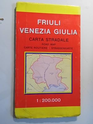FRIULI VENEZIA GIULIA CARTA STRADALE ROAD MAP - CARTE ROUTIERE - STRASSENKARTE