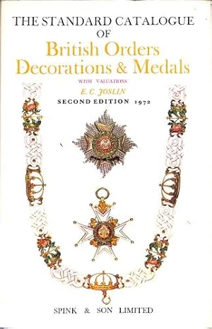 Image du vendeur pour Standard Catalogue of British Orders, Decorations and Medals mis en vente par WeBuyBooks