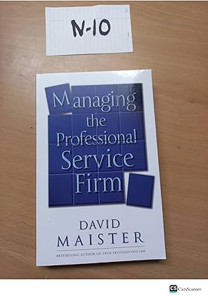 Immagine del venditore per Managing the Professional Service Firm by David Maister venduto da UK LAW BOOK SELLERS LTD