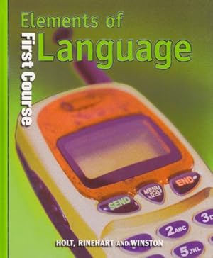 Seller image for Holt Elements of Language: Student Edition Grade 7 2001 for sale by Reliant Bookstore