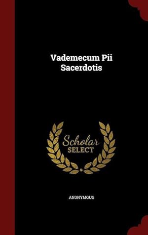 Seller image for Vademecum Pii Sacerdotis for sale by moluna