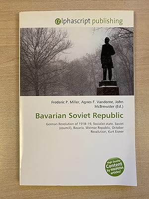 Imagen del vendedor de Bavarian Soviet Republic a la venta por Amnesty Bookshop London