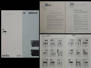 BROCHURE MOBILIER STEINER SEDIA - 1964 - CHAISE, FAUTEUIL