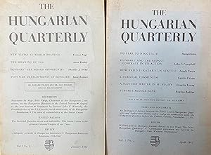 Seller image for The Hungarian Quarterly: The Voice of Free Hungarians - Vol. 1, No.'s 1 & 2 (January and April 1961) 2 Volume Set for sale by Antique Mall Books