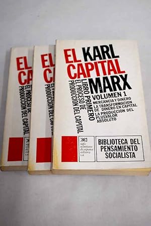 Imagen del vendedor de El capital a la venta por Alcan Libros