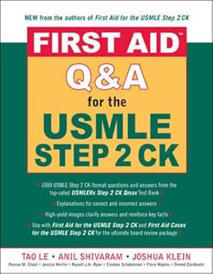 Seller image for First Aid Q&A for the USMLE Step 2 CK (First Aid Series) for sale by ZBK Books