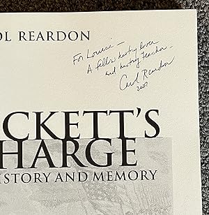 Imagen del vendedor de Pickett's Charge in History and Memory a la venta por DogStar Books